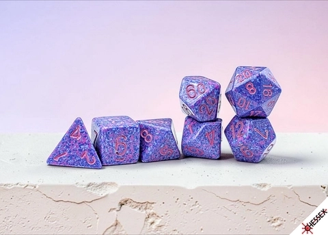 Speckled Purple Passion RPG-Würfelset - 7 Würfel