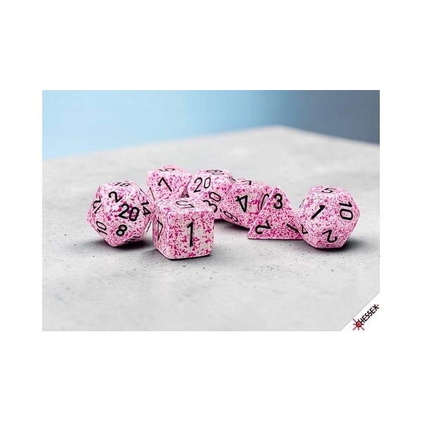 Speckled Pink RPG-Würfelset - 7 Würfel