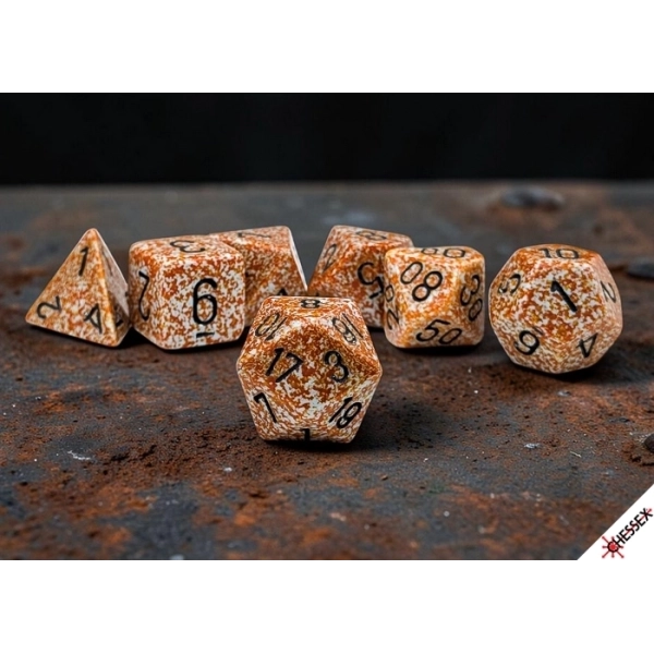 Speckled Rust RPG-Würfelset - 7 Würfel