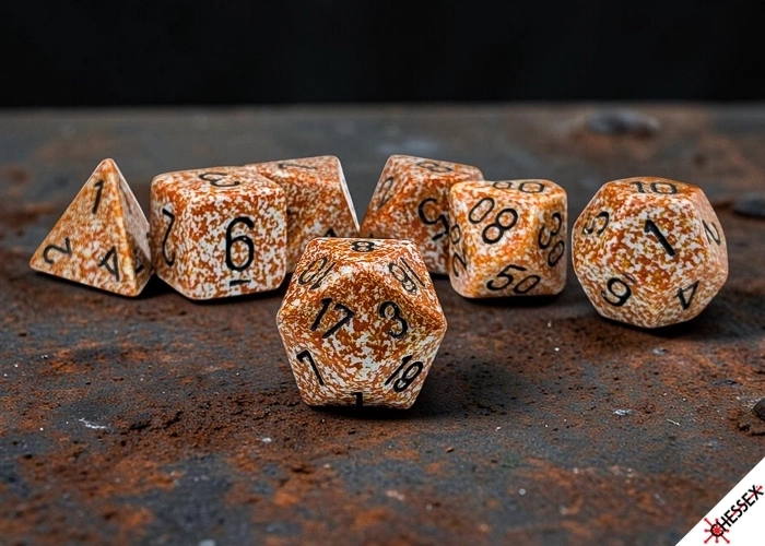 Speckled Rust RPG-Würfelset - 7 Würfel