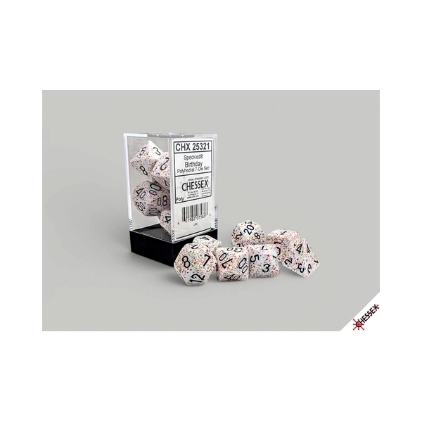 Speckled Birthday RPG-Würfelset - 7 Würfel