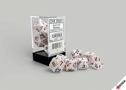 Speckled Birthday RPG-Würfelset - 7 Würfel