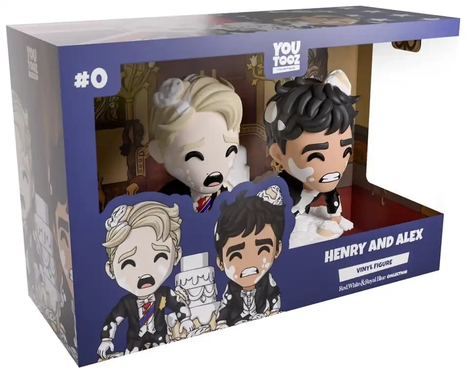 Red, White & Royal Blue Vinyl Figur Henry and Alex - 11 cm