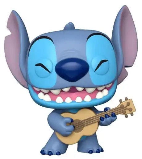 Lilo & Stitch - Funko POP! Jumbo Stitch with Ukulele - 25 cm