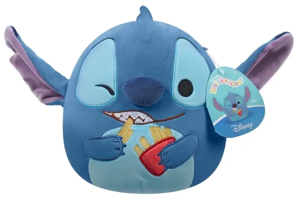 Squishmallows Lilo & Stitch Plüschfigur Stitch mit Pommes Frites - 20 cm