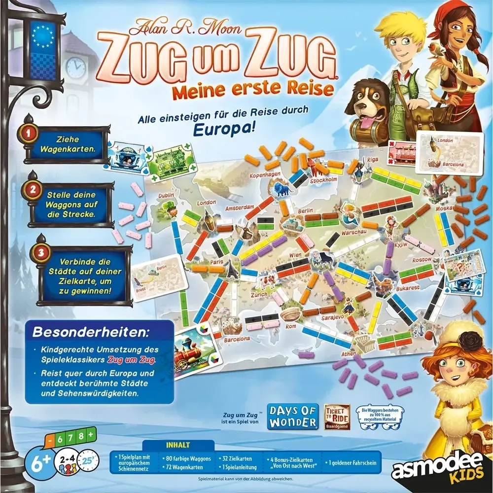 Zug um Zug: Meine erste Reise - Asmodee Kids - DE