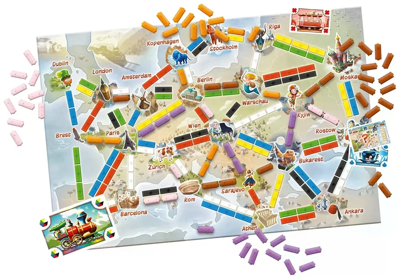 Zug um Zug: Meine erste Reise - Asmodee Kids - DE