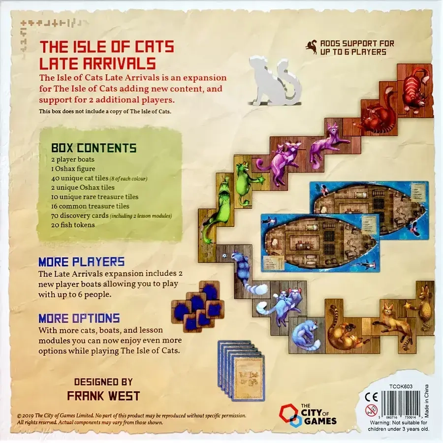 The Isle of Cats - Late Arrivals Expansion - EN