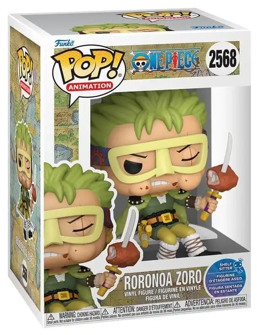Funko POP! One Piece - Roronoa Zoro Shelf Sitter - 9 cm