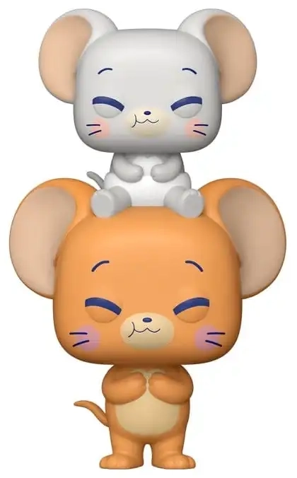 Tom & Jerry Gokko - Funko POP! Animation Jerry with Nibbles - 9 cm