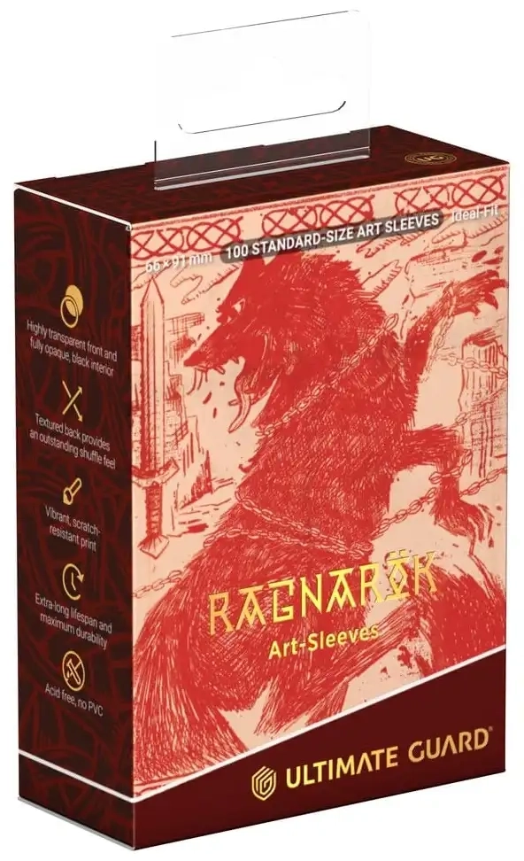 Ultimate Guard Art Sleeves Ragnarök - Fenrir - 66 x 91 mm - 100 Hüllen