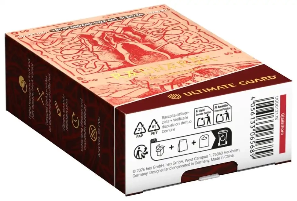 Ultimate Guard Art Sleeves Ragnarök - Gjallarhorn - 66 x 91 mm - 100 Hüllen