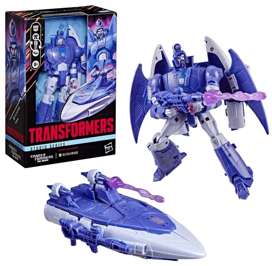 Transformers Studio Series: The Transformers: The Movie - Scourge - Voyager Class - MTMTE Collection - Actionfigur 16,5 cm