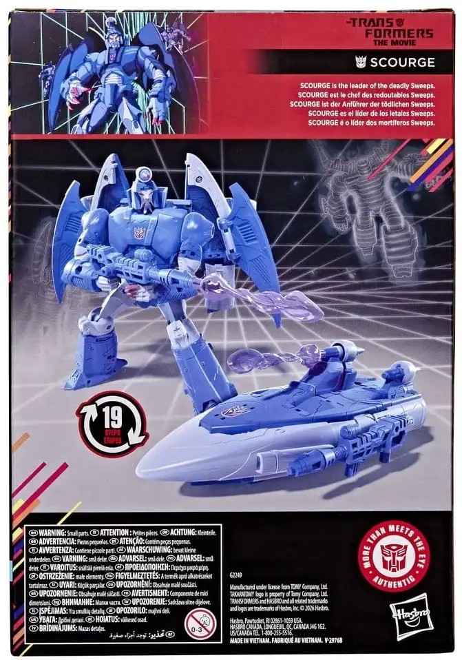 Transformers Studio Series: The Transformers: The Movie - Scourge - Voyager Class - MTMTE Collection - Actionfigur 16,5 cm