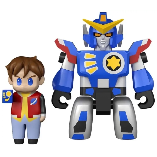 The Brave Fighter of Legend Da-Garn - BRICKROID Da-Garn & Seiji Takasugi - Actionfiguren-Set - 2 Figuren