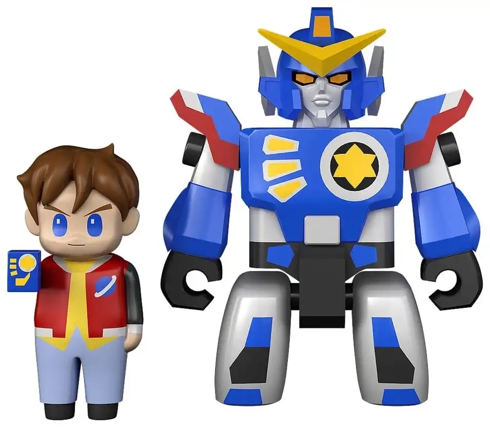 The Brave Fighter of Legend Da-Garn - BRICKROID Da-Garn & Seiji Takasugi - Actionfiguren-Set - 2 Figuren