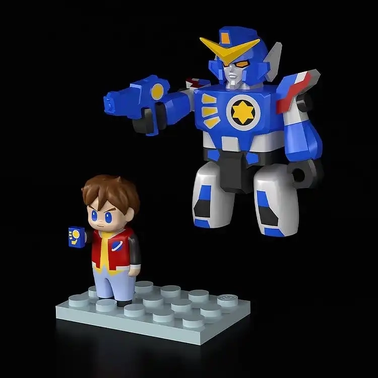 The Brave Fighter of Legend Da-Garn - BRICKROID Da-Garn & Seiji Takasugi - Actionfiguren-Set - 2 Figuren