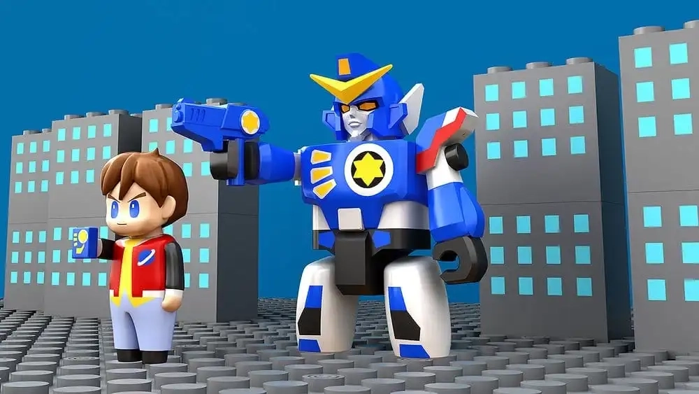 The Brave Fighter of Legend Da-Garn - BRICKROID Da-Garn & Seiji Takasugi - Actionfiguren-Set - 2 Figuren