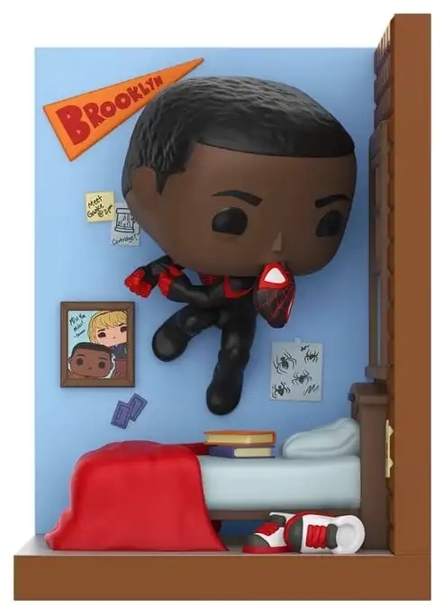 Funko POP! Nooks Marvel - Miles Morales in Bedroom - 16 cm