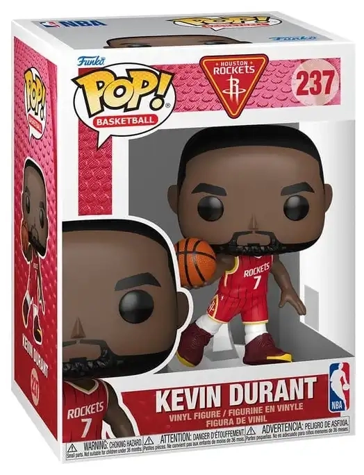 Funko POP! NBA - Kevin Durant - Houston Rockets - 9 cm
