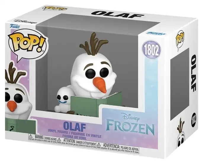 Funko POP! Disney: Die Eiskönigin - Olaf mit Buch - Readers - 9 cm