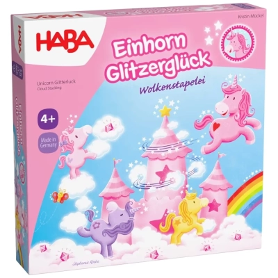 Einhorn Glitzerglück - Wolkenstapelei - DE/EN