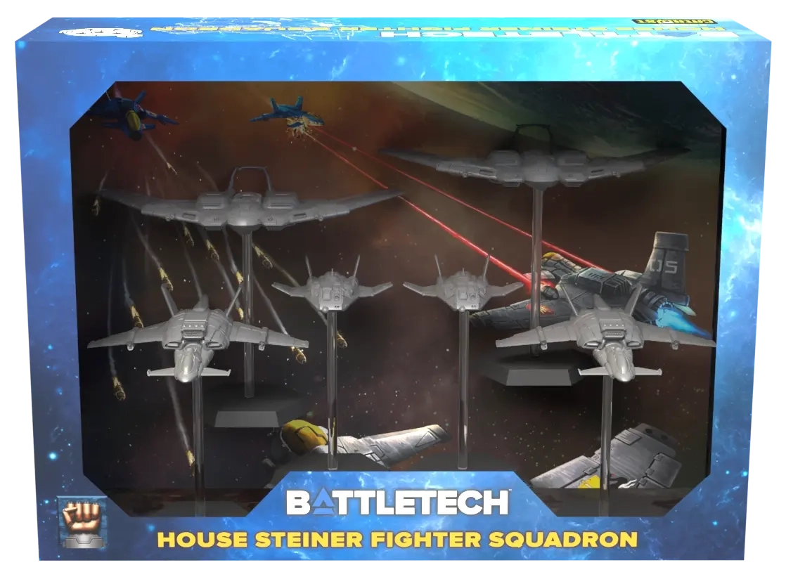 BattleTech House Steiner Squadron Aerospace Force Pack - EN