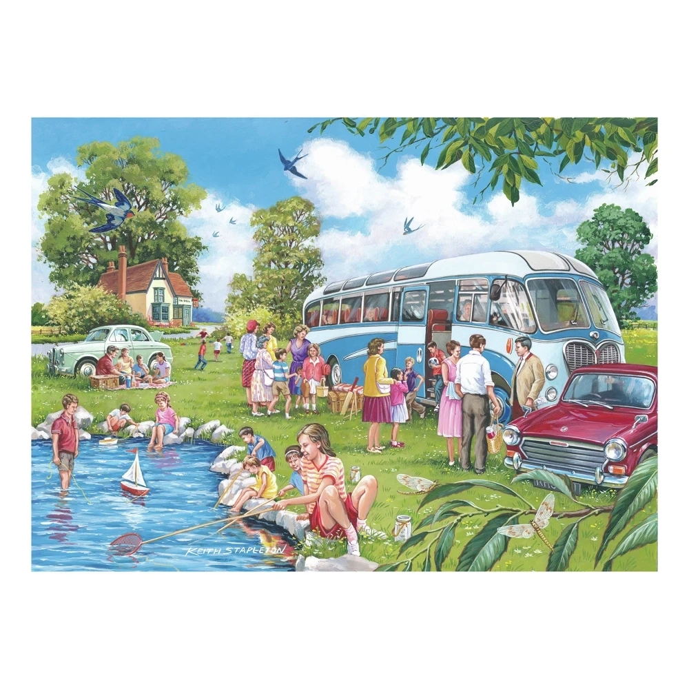 Going Places - 4 Puzzles à 500 Teile