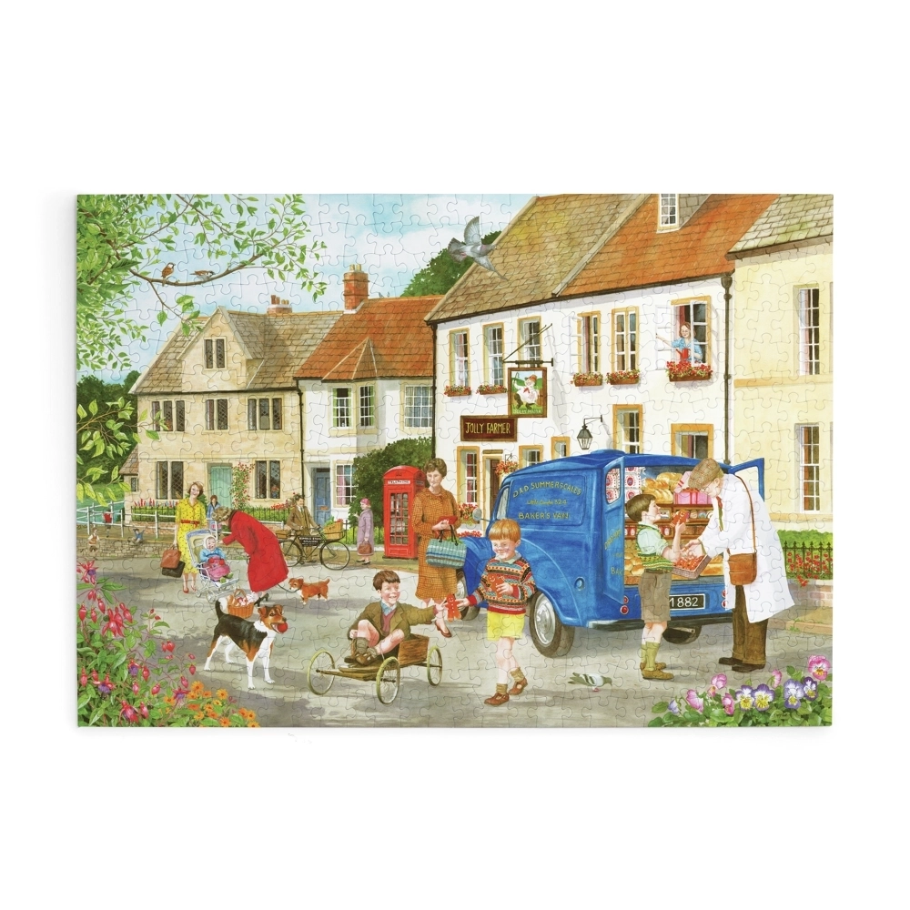 Village Life - 4 Puzzles à 500 Teile