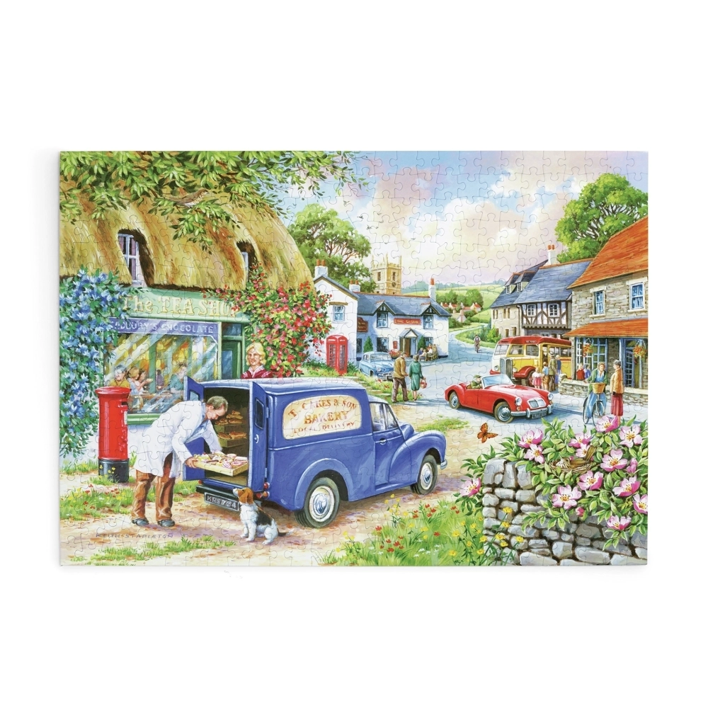 Village Life - 4 Puzzles à 500 Teile