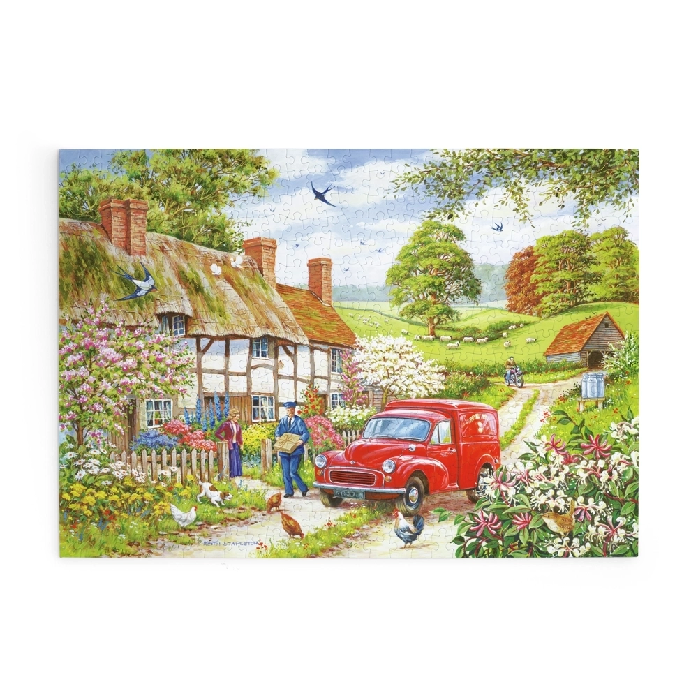Village Life - 4 Puzzles à 500 Teile