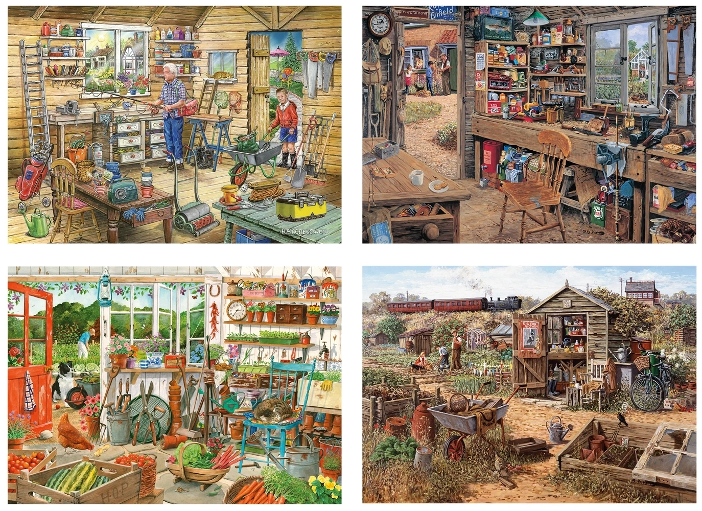 Time to Potter - 4 Puzzles à 500 Teile