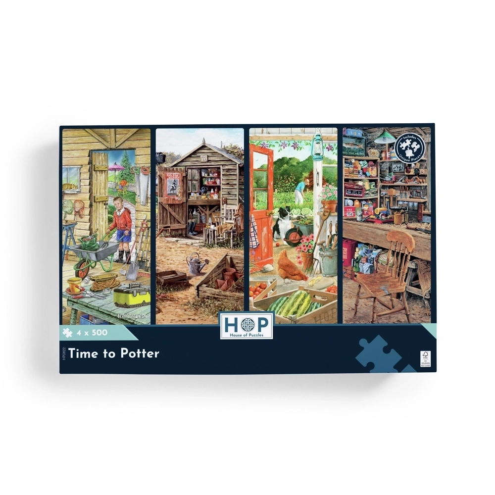 Time to Potter - 4 Puzzles à 500 Teile