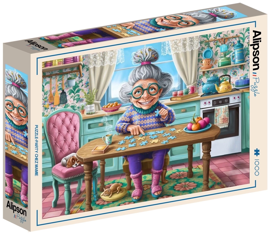 Puzzle-Party bei Oma