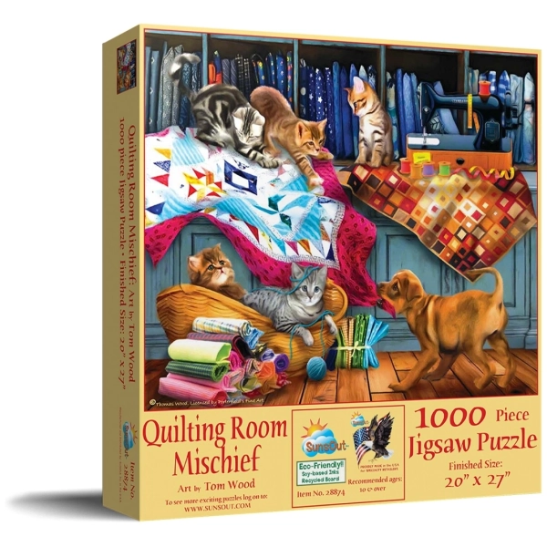 Tom Wood - Quilting Room Mischief