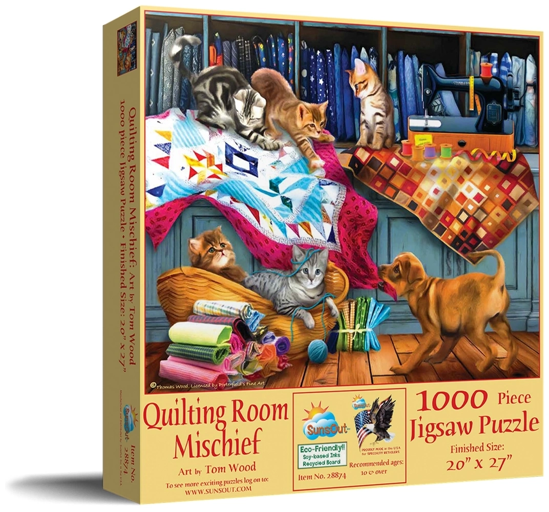 Tom Wood - Quilting Room Mischief