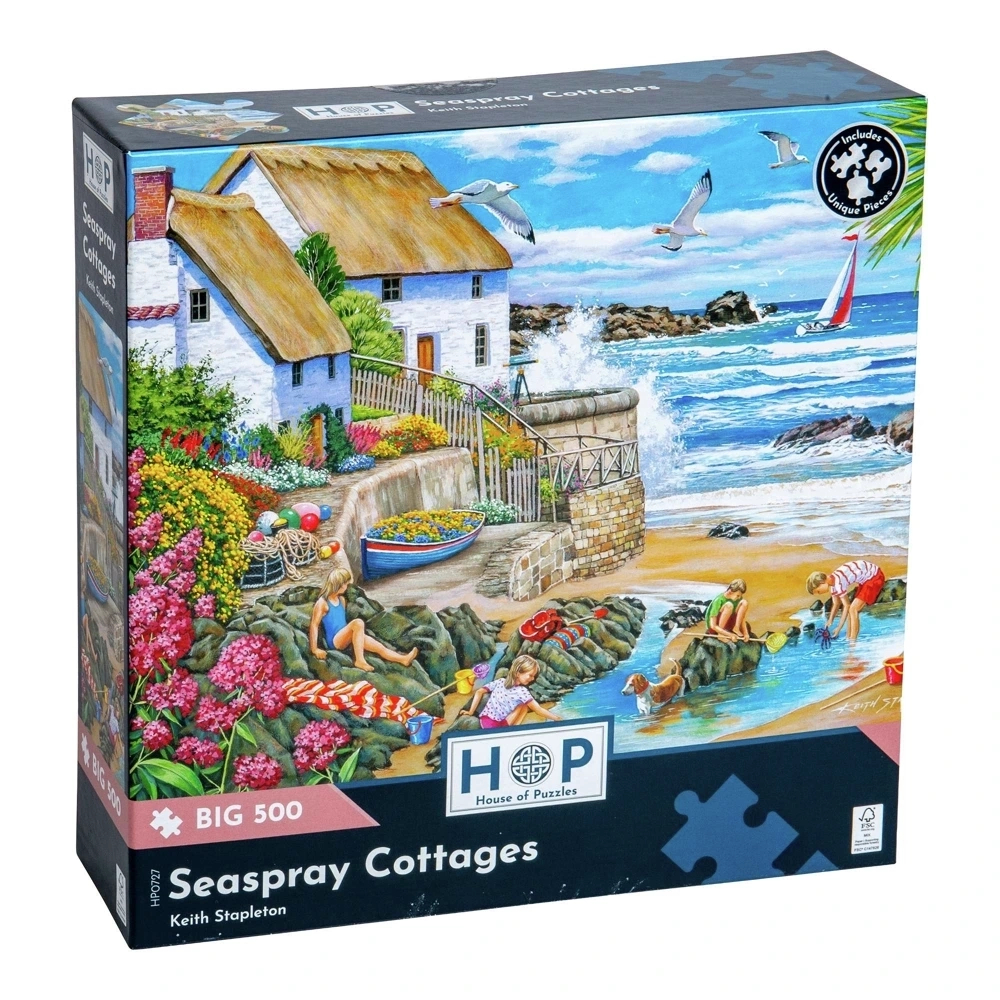 Seaspray Cottages - 500 Teile - XXL