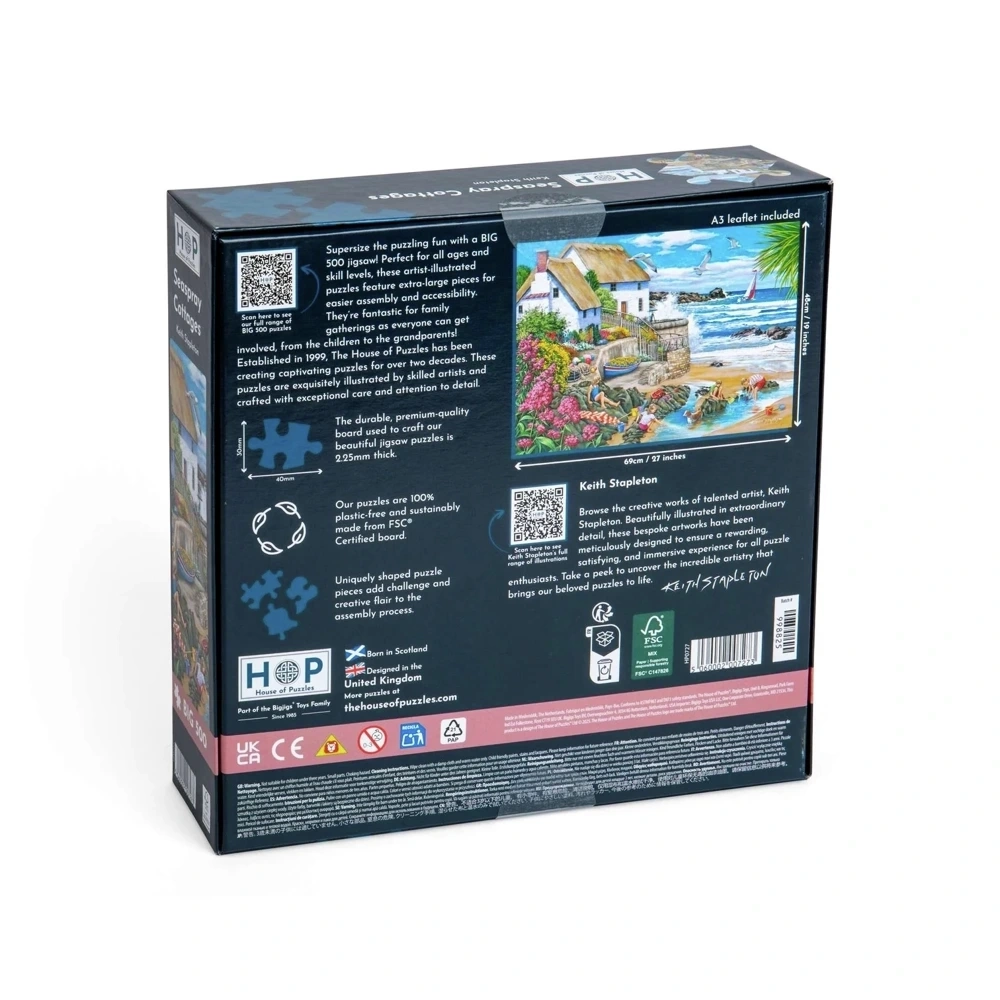 Seaspray Cottages - 500 Teile - XXL