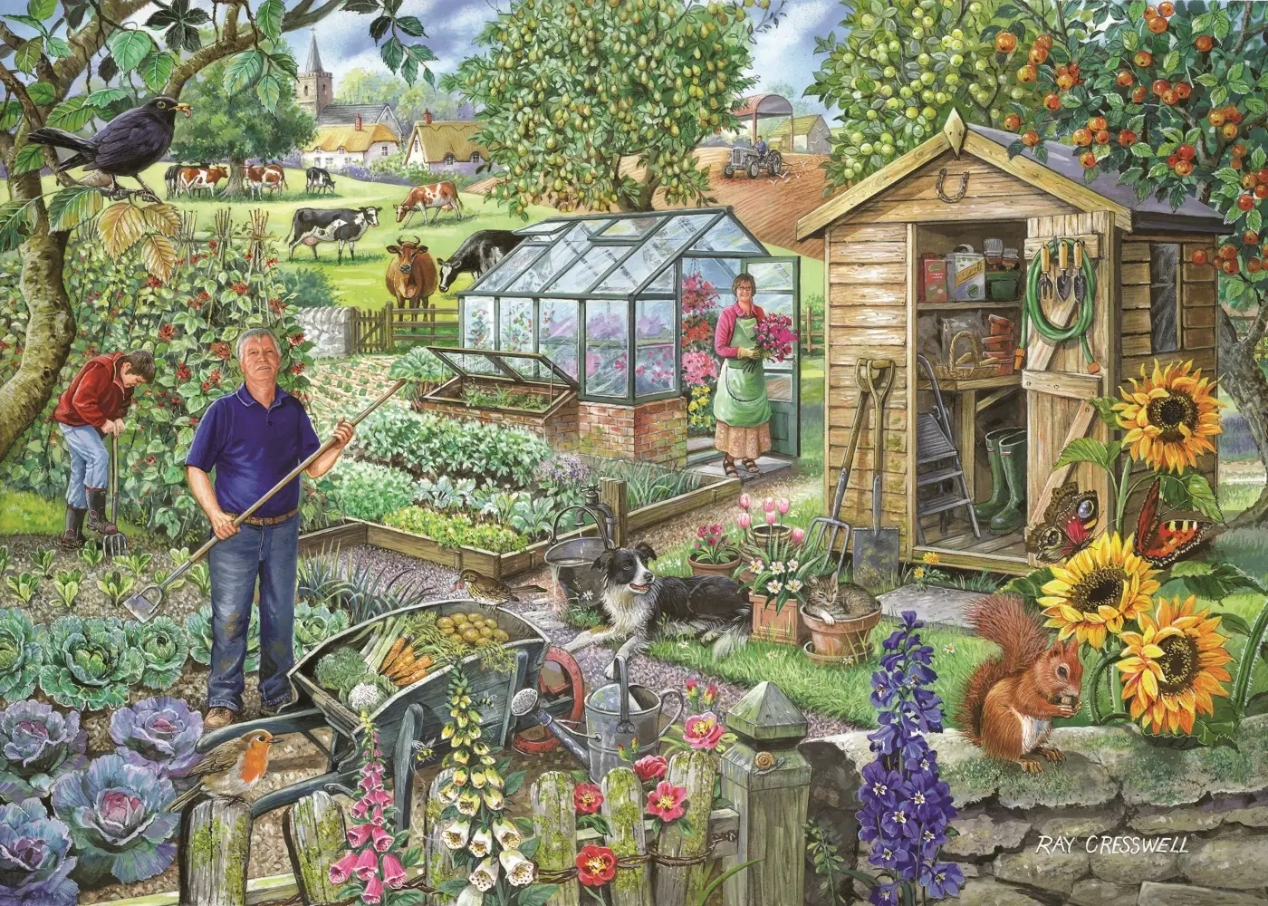 At The Allotment