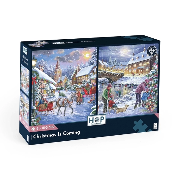 Christmas Is Coming - 2 x 500 Teile - XXL Teile