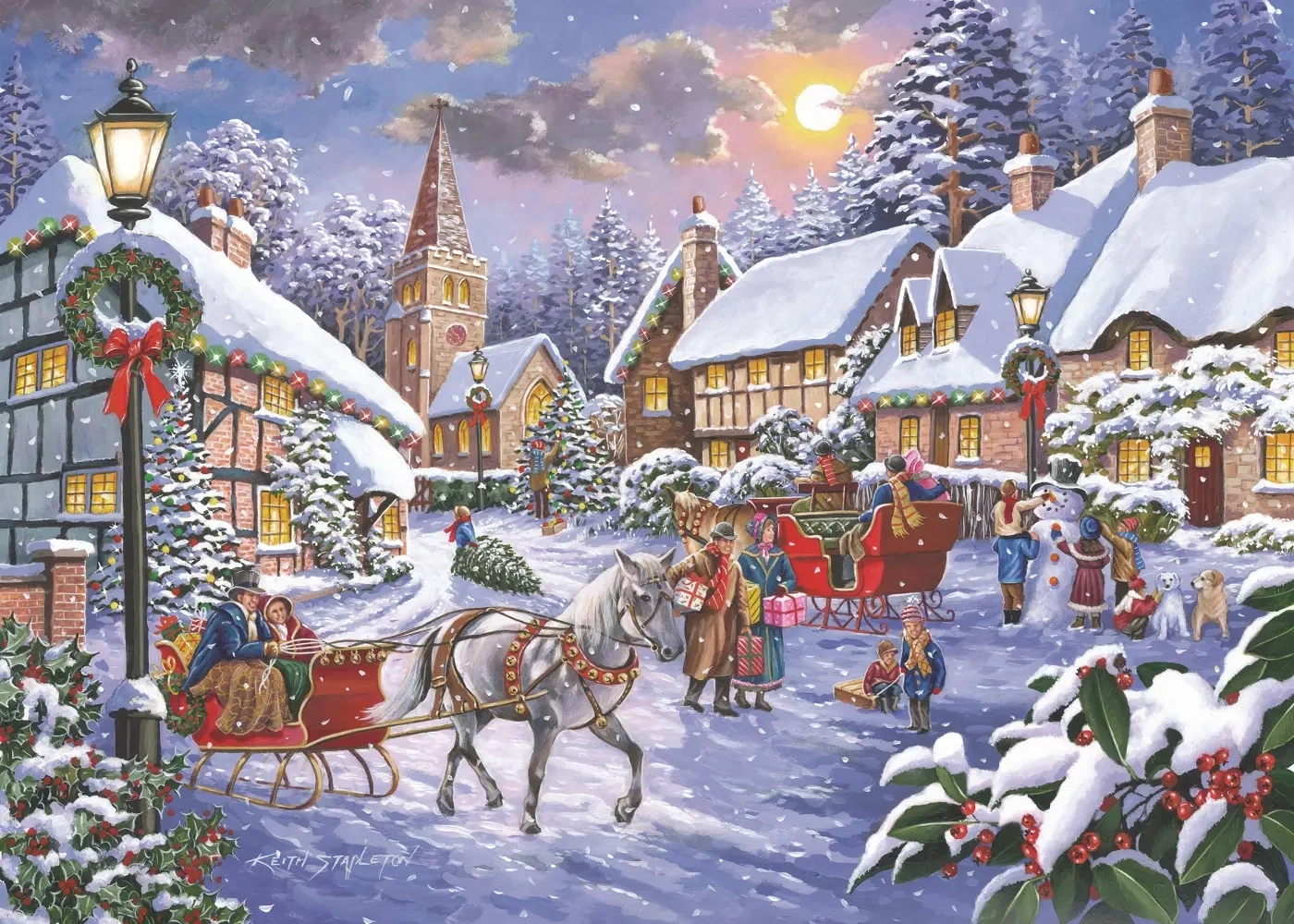Christmas Is Coming - 2 x 500 Teile - XXL Teile