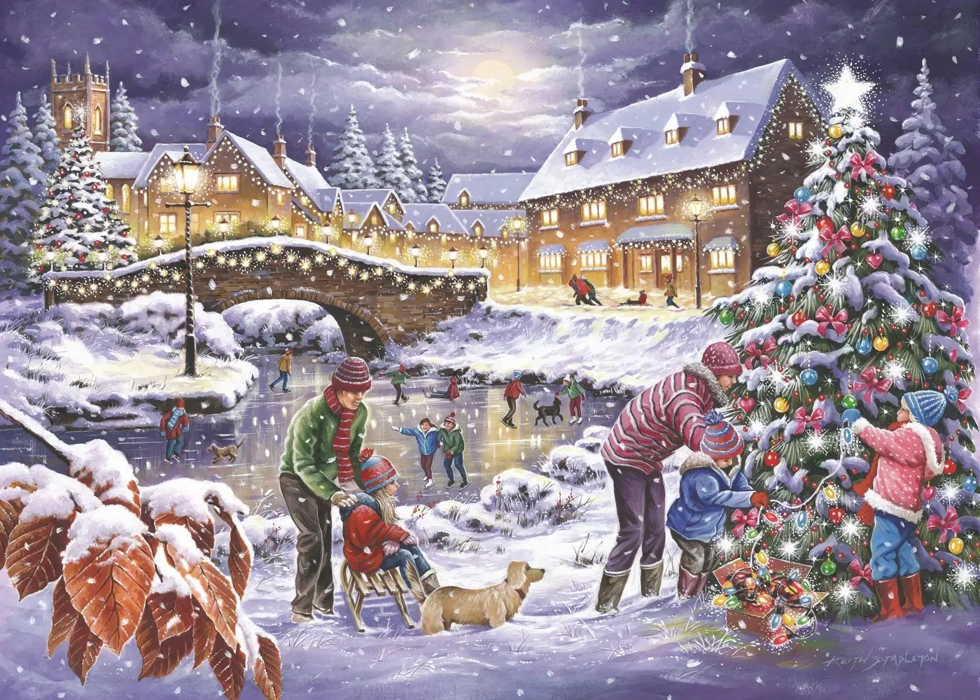 Christmas Is Coming - 2 x 500 Teile - XXL Teile