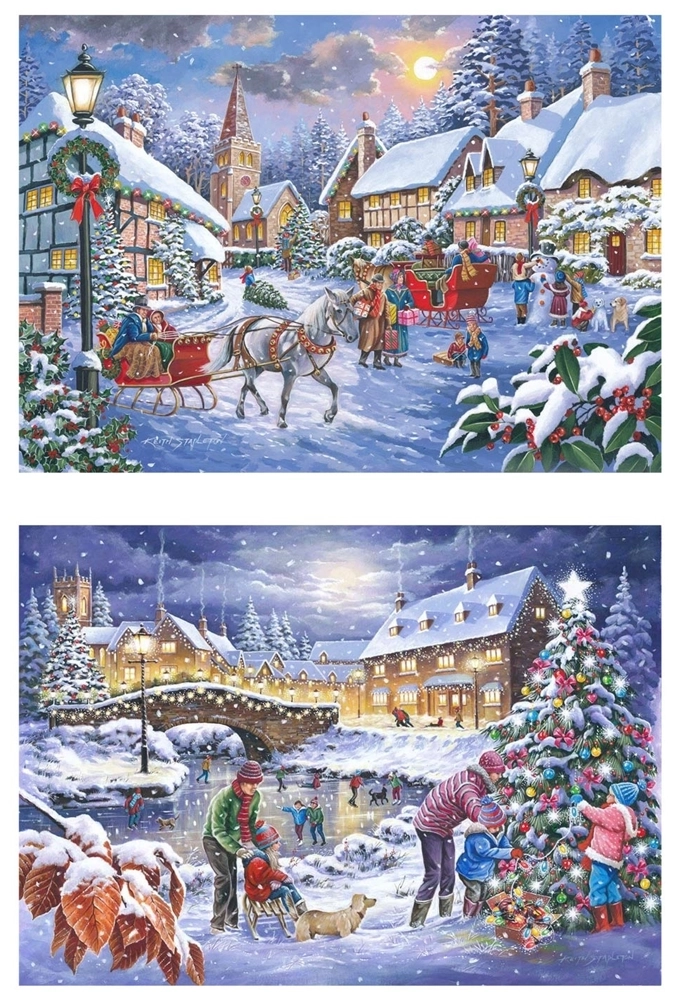 Christmas Is Coming - 2 x 500 Teile - XXL Teile