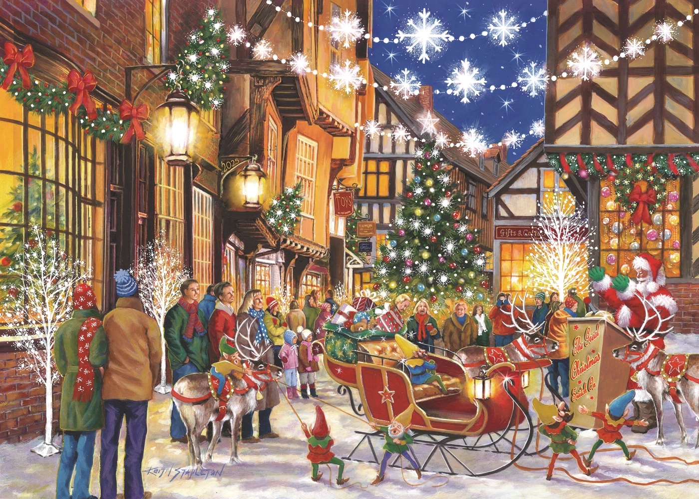 No. 20 - Santa Switch On - 1000 Teile