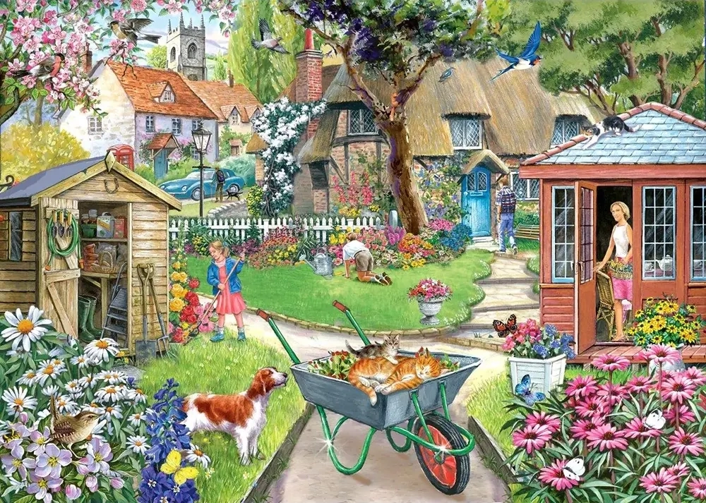 Gartenarbeit zahlt sich aus - 1000 Teile