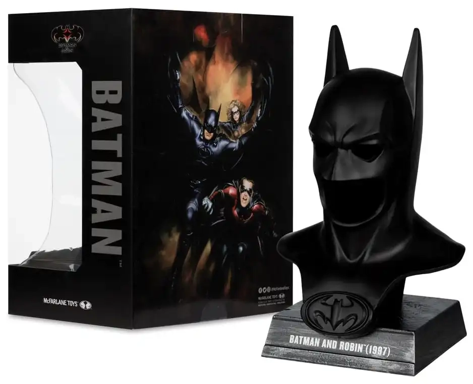 Batman & Robin: Batman-Maske - DC Direct Mini-Replik - 1:3 - 19 cm