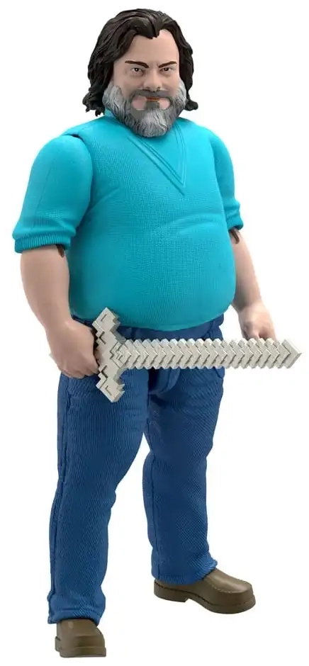 Ein Minecraft Film Actionfigur Steve - 30 cm