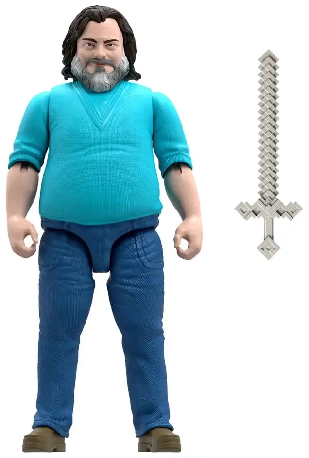 Ein Minecraft Film Actionfigur Steve - 30 cm