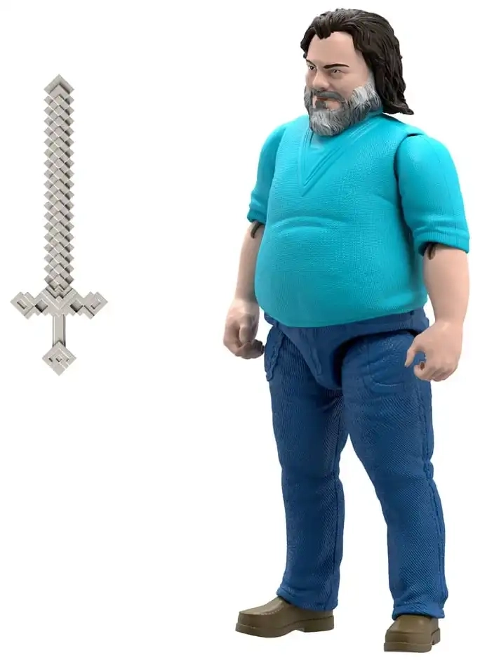Ein Minecraft Film Actionfigur Steve - 30 cm
