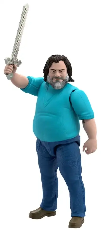 Ein Minecraft Film Actionfigur Steve - 30 cm